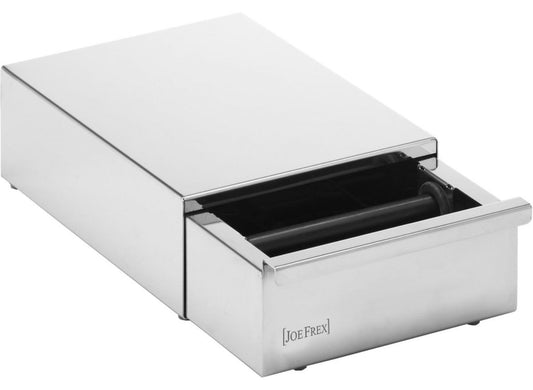 Sudschublade S - Edelstahl poliert - 19,5 x 27 x 9 cm -  JoeFrex - Abklopfkasten für Siebträgermaschine (Kopie)