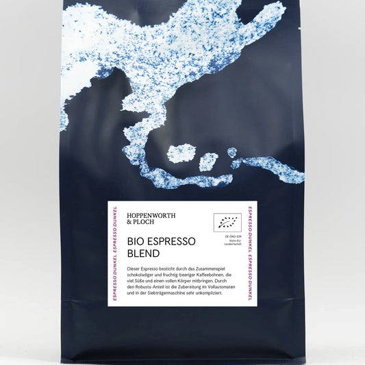 Klassischer Espresso - Hoppenworth & Ploch Bio Espresso Blend 1KG